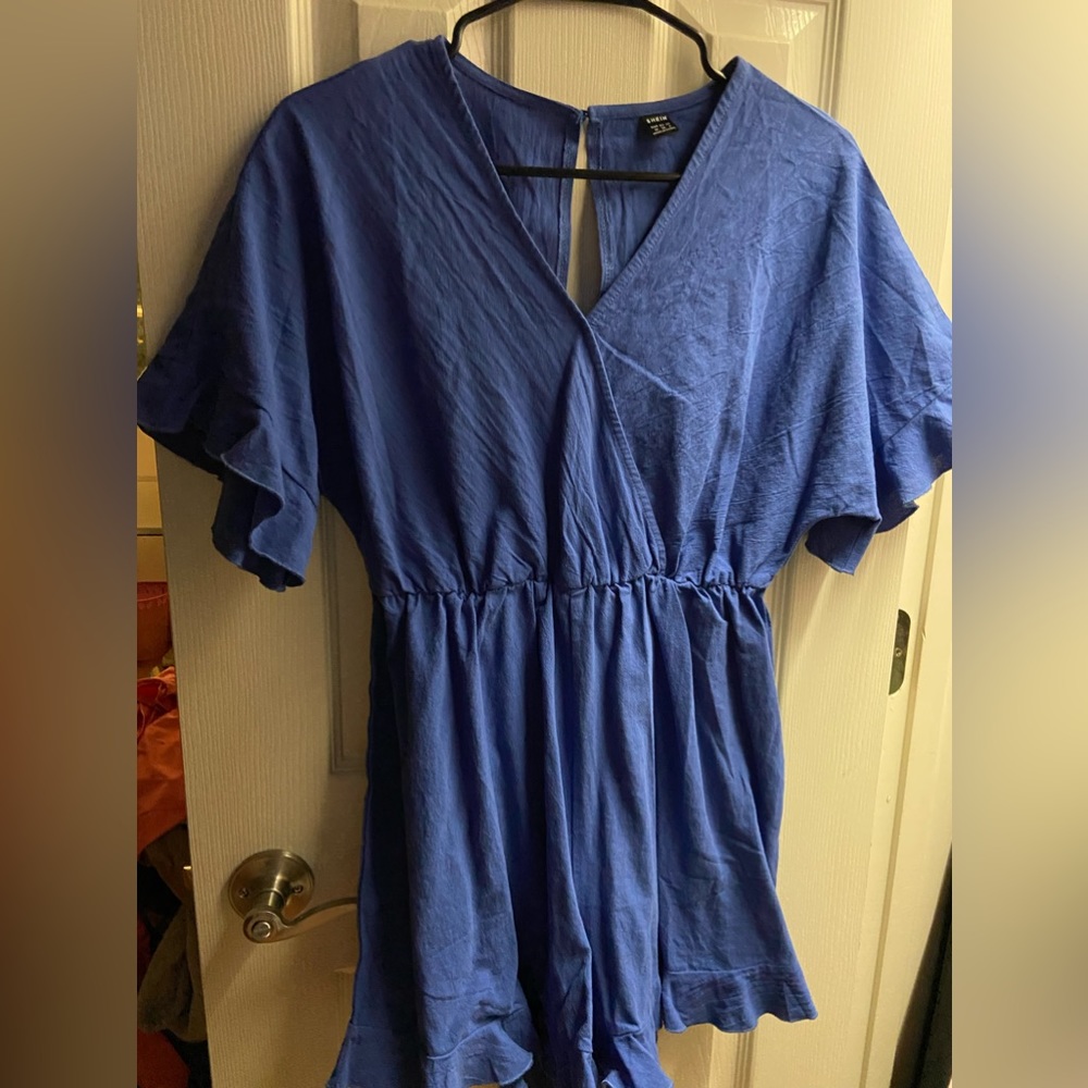 Blue Mini Romper